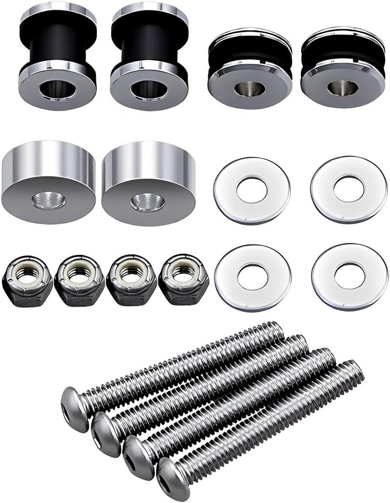 KASIMT Quick Release Luggage Rack Sissy Bar Docking Hardware Kit Fits for Harley DavidsonTouring FLSTC FXSTSB FXSTS FXSTC FLSTF FXST FXSTB FLSTN 1984-2020 - Image 2